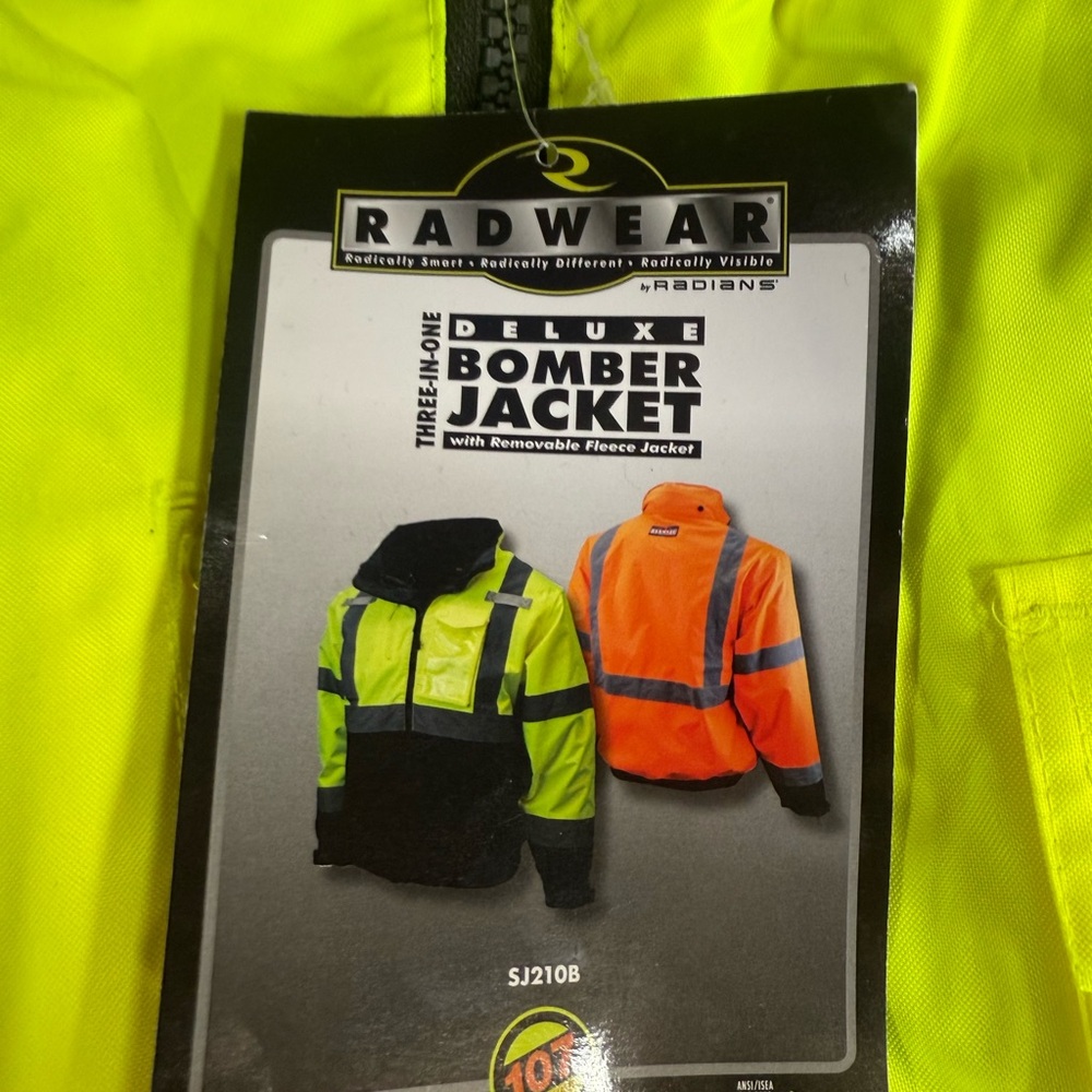 Radwear Deluxe Bomber Jacket 3-1 high vis